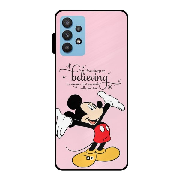 Believing Dreams Metal Back Case for Galaxy M32 5G