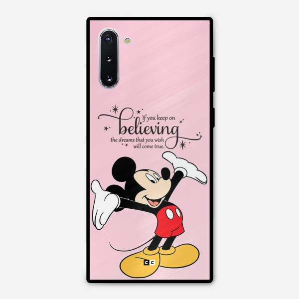 Believing Dreams Metal Back Case for Galaxy Note 10