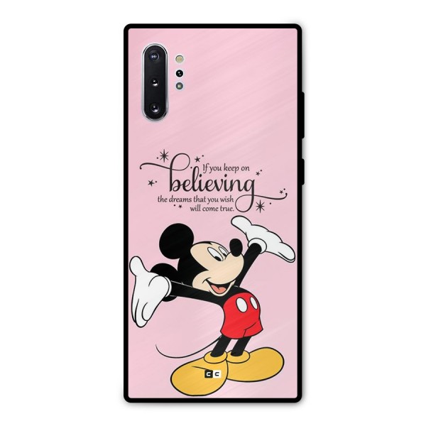 Believing Dreams Metal Back Case for Galaxy Note 10 Plus