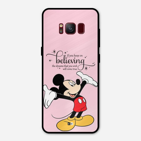 Believing Dreams Metal Back Case for Galaxy S8