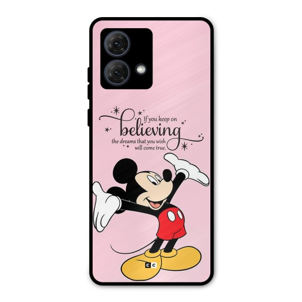 Believing Dreams Metal Back Case for Moto G84