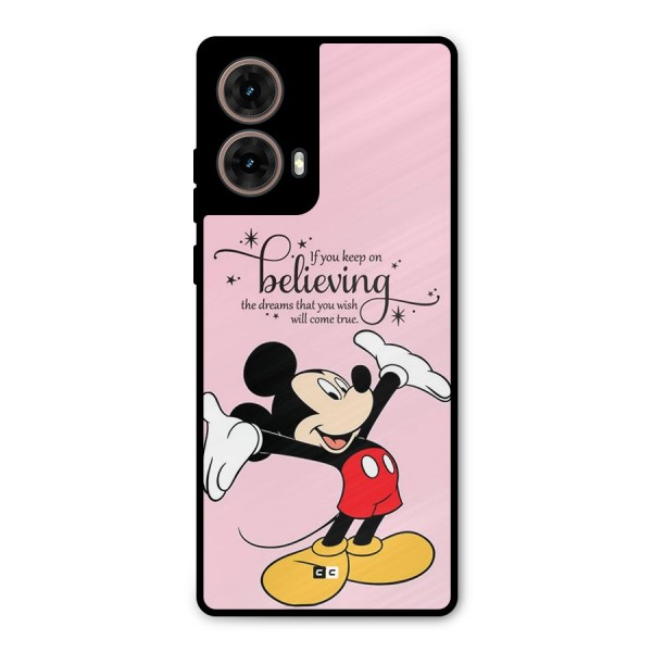 Believing Dreams Metal Back Case for Moto G85