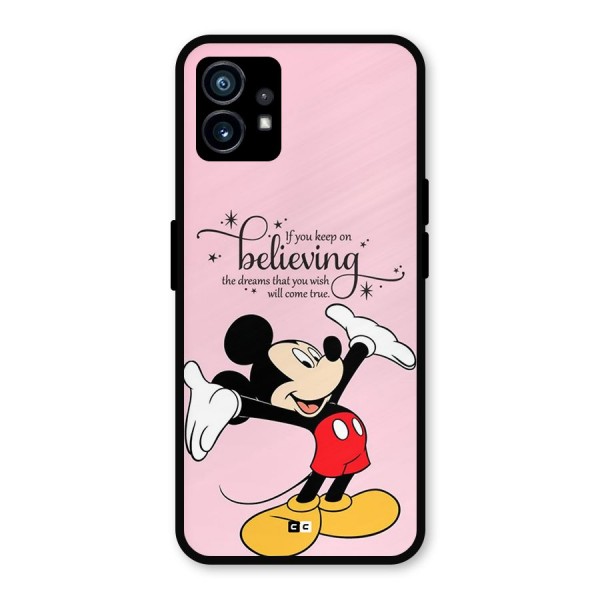 Believing Dreams Metal Back Case for Nothing Phone 1