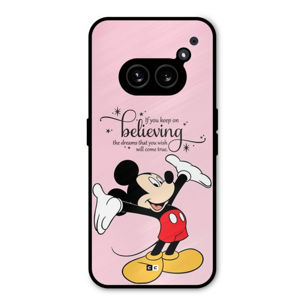 Believing Dreams Metal Back Case for Nothing Phone 2a Plus