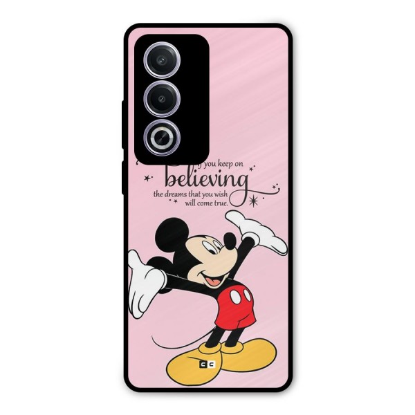 Believing Dreams Metal Back Case for Oppo A3 Pro