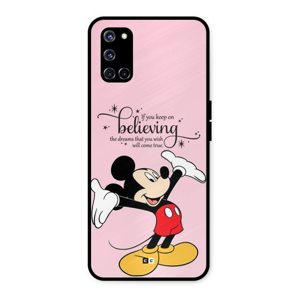 Believing Dreams Metal Back Case for Oppo A52