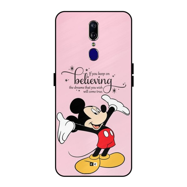 Believing Dreams Metal Back Case for Oppo F11