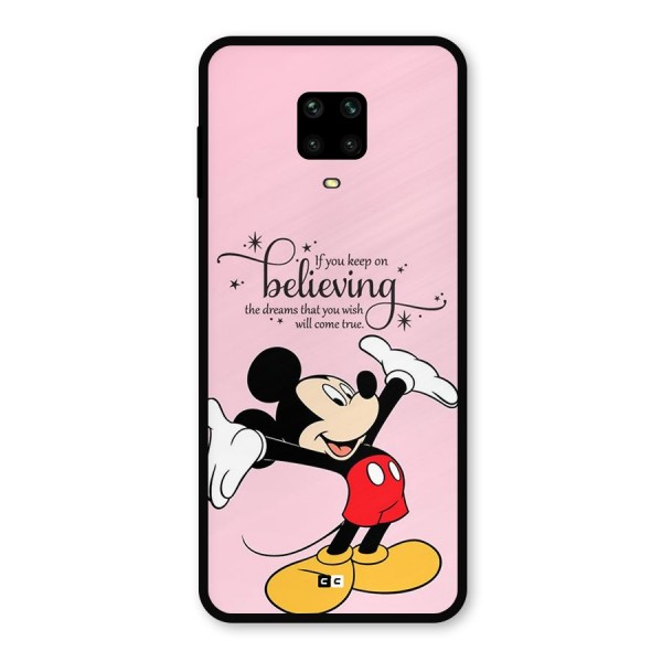 Believing Dreams Metal Back Case for Poco M2