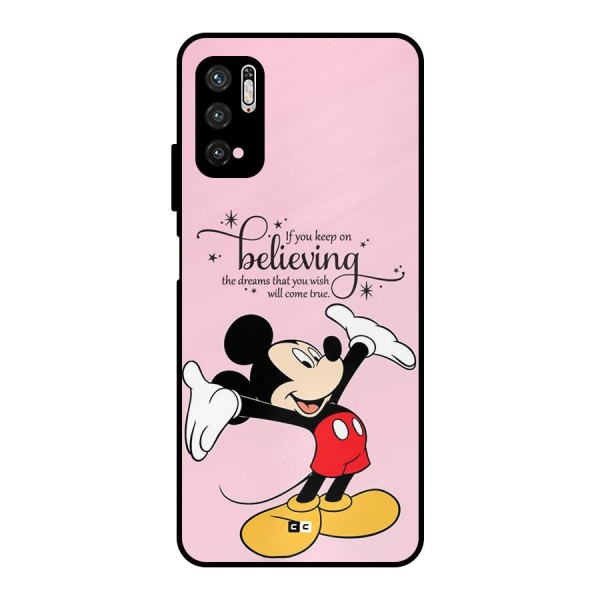 Believing Dreams Metal Back Case for Poco M3 Pro 5G