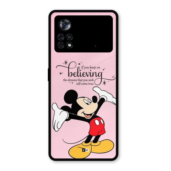 Believing Dreams Metal Back Case for Poco X4 Pro 5G