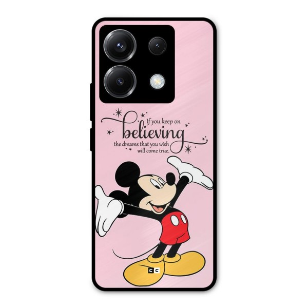 Believing Dreams Metal Back Case for Poco X6