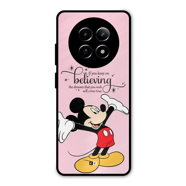 Believing Dreams Metal Back Case for Realme 12x 5G