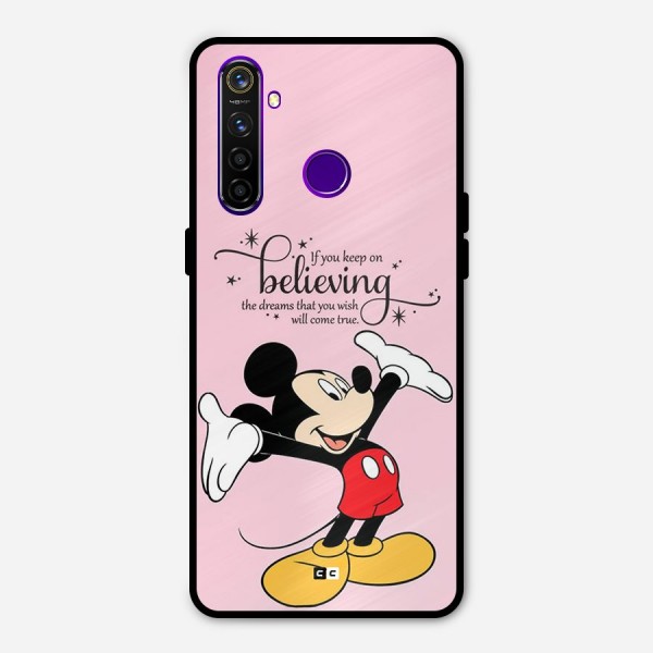 Believing Dreams Metal Back Case for Realme 5 Pro