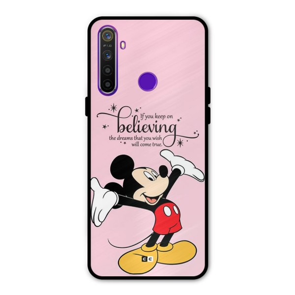 Believing Dreams Metal Back Case for Realme 5i