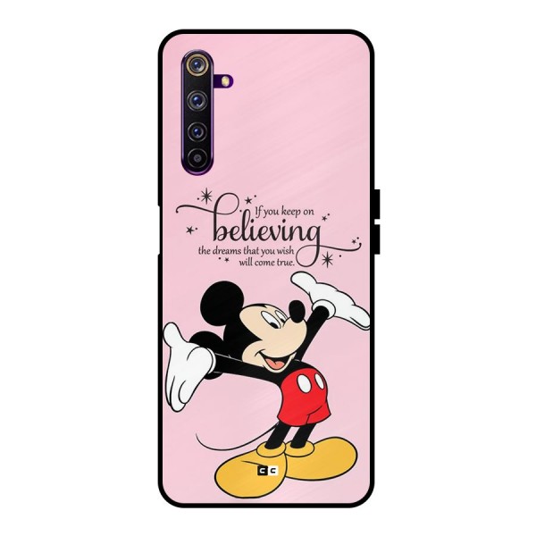 Believing Dreams Metal Back Case for Realme 6 Pro