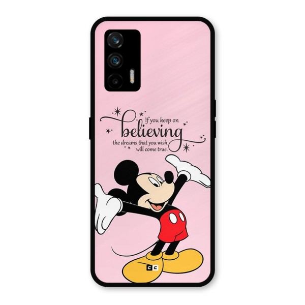 Believing Dreams Metal Back Case for Realme GT 5G