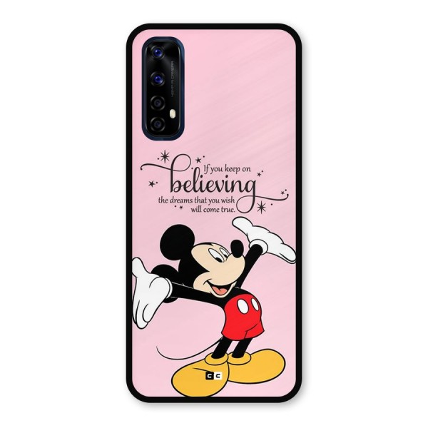 Believing Dreams Metal Back Case for Realme Narzo 20 Pro