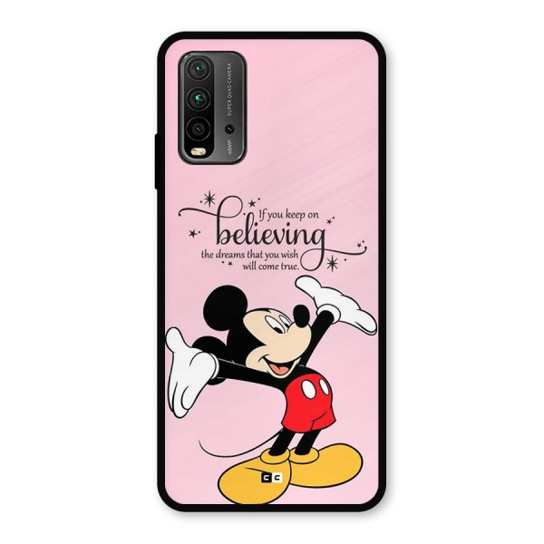 Believing Dreams Metal Back Case for Redmi 9 Power