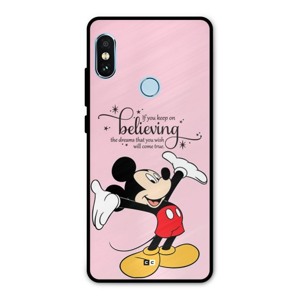 Believing Dreams Metal Back Case for Redmi Note 5 Pro