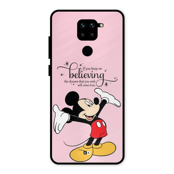 Believing Dreams Metal Back Case for Redmi Note 9