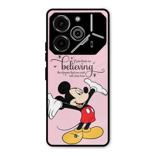 Believing Dreams Metal Back Case for Tecno Pova 6 Pro