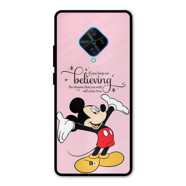 Believing Dreams Metal Back Case for Vivo S1 Pro