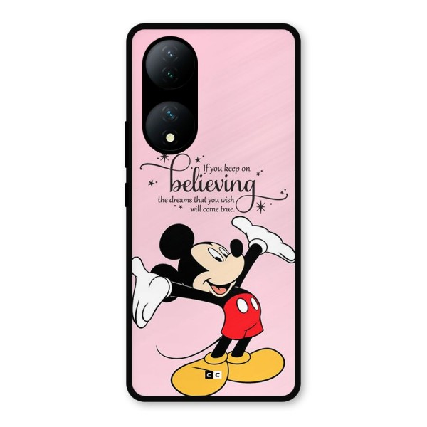 Believing Dreams Metal Back Case for Vivo T2