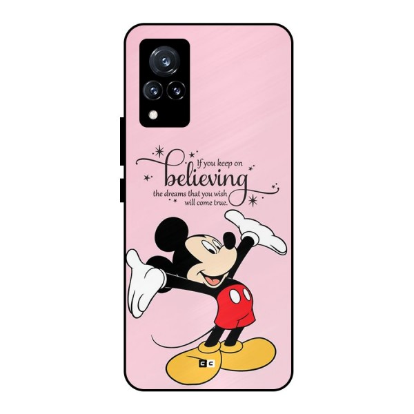 Believing Dreams Metal Back Case for Vivo V21 5G