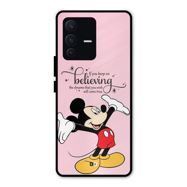 Believing Dreams Metal Back Case for Vivo V23 Pro