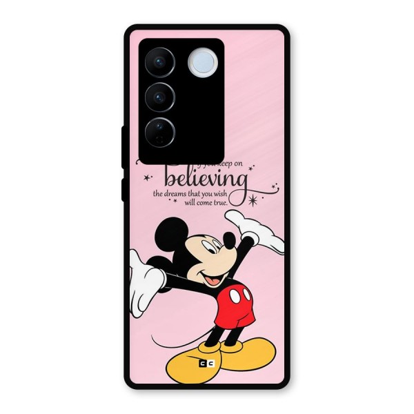 Believing Dreams Metal Back Case for Vivo V27