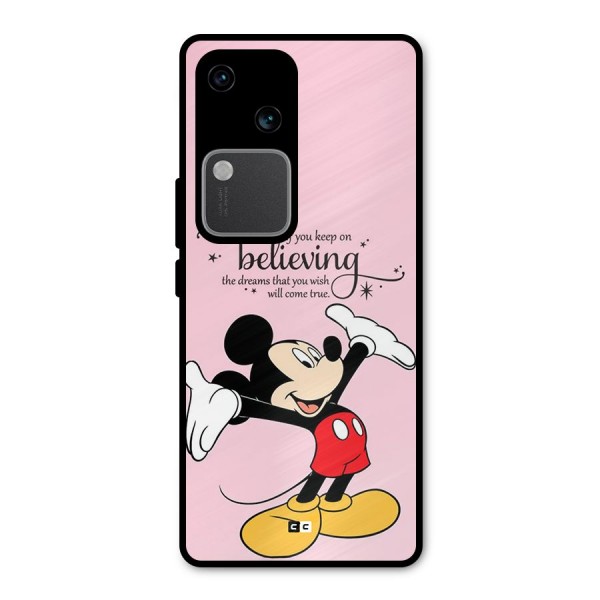 Believing Dreams Metal Back Case for Vivo V30