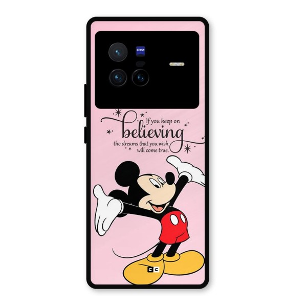 Believing Dreams Metal Back Case for Vivo X80