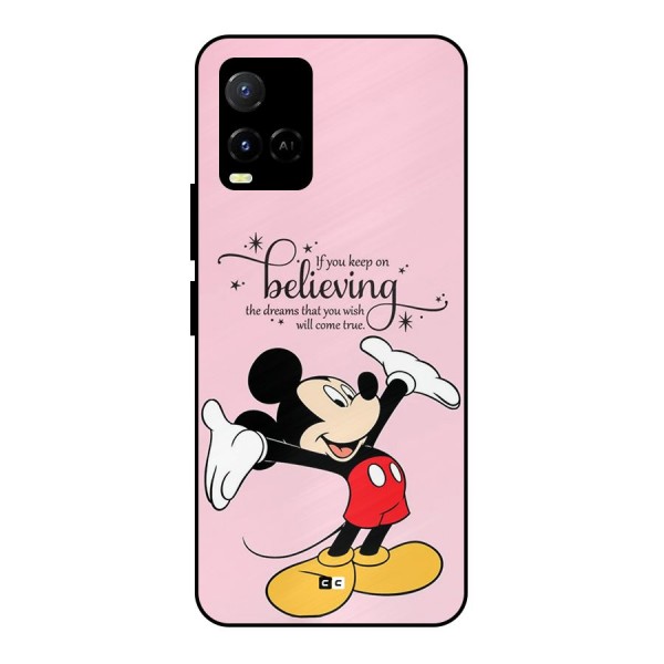 Believing Dreams Metal Back Case for Vivo Y21