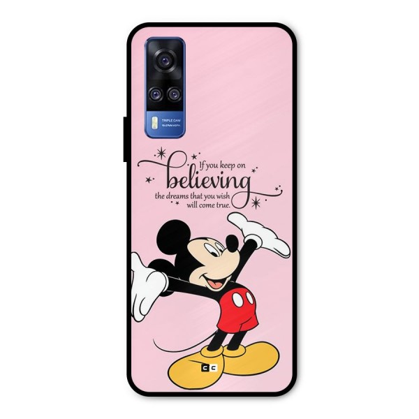 Believing Dreams Metal Back Case for Vivo Y51A