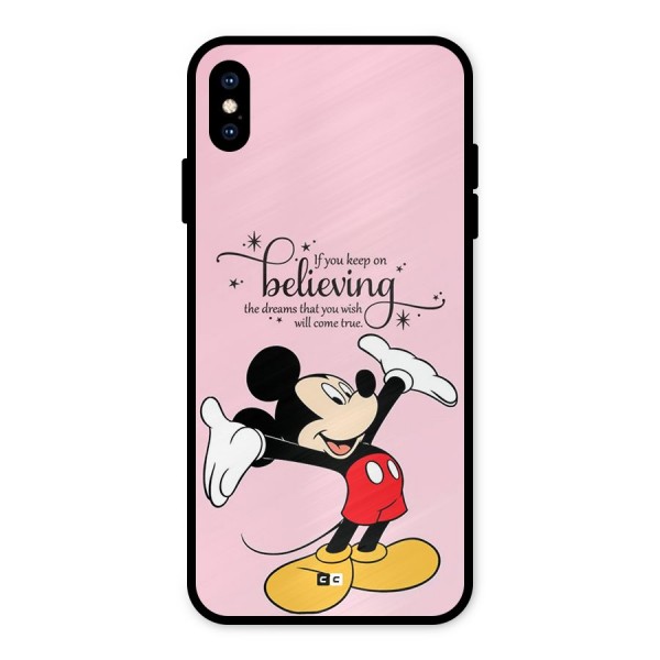 Believing Dreams Metal Back Case for iPhone XS Max