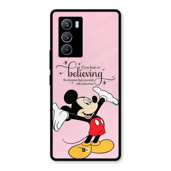 Believing Dreams Metal Back Case for iQOO 9 SE