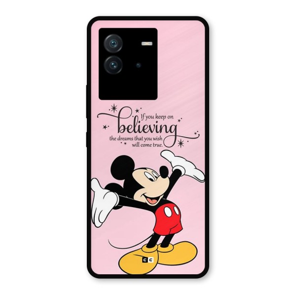 Believing Dreams Metal Back Case for iQOO Neo 6 5G