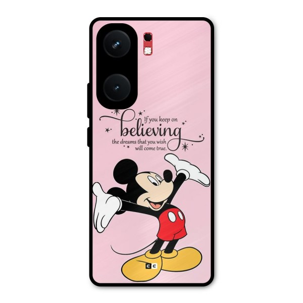 Believing Dreams Metal Back Case for iQOO Neo 9 Pro