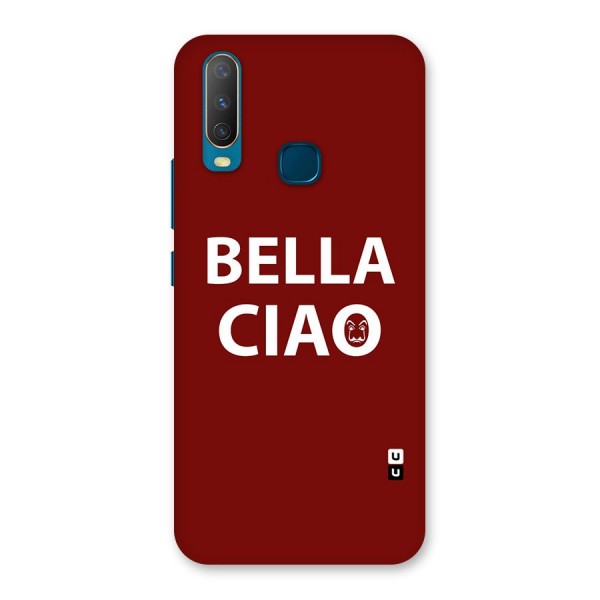 Bella Ciao Typography Art Back Case for Vivo Y12