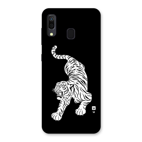 Bengal Tiger Stencil Art Back Case for Galaxy A20