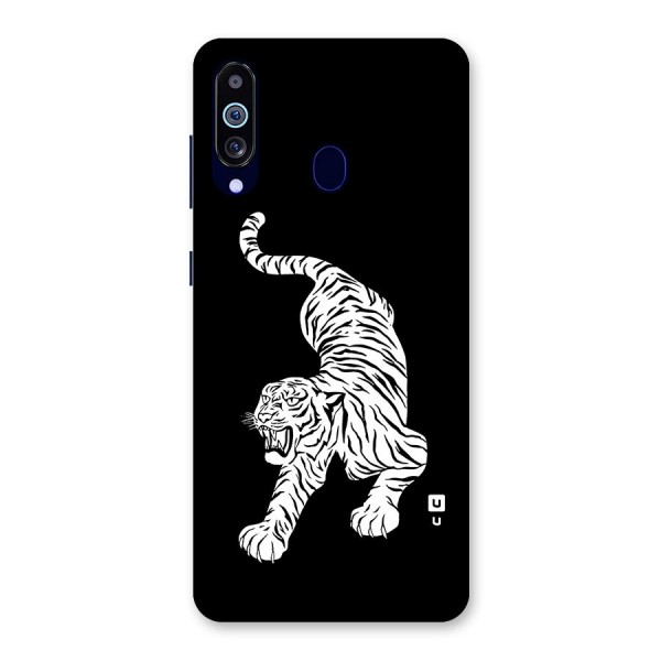 Bengal Tiger Stencil Art Back Case for Galaxy A60