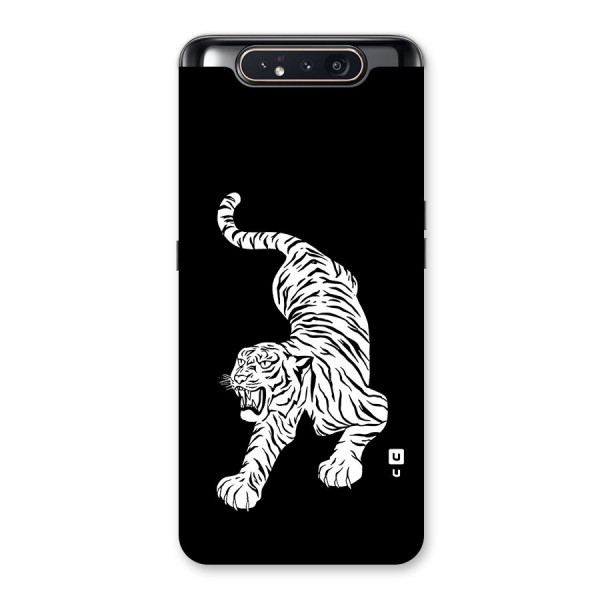 Bengal Tiger Stencil Art Back Case for Galaxy A80