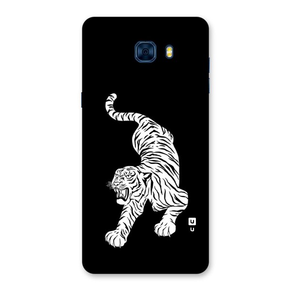 Bengal Tiger Stencil Art Back Case for Galaxy C7 Pro