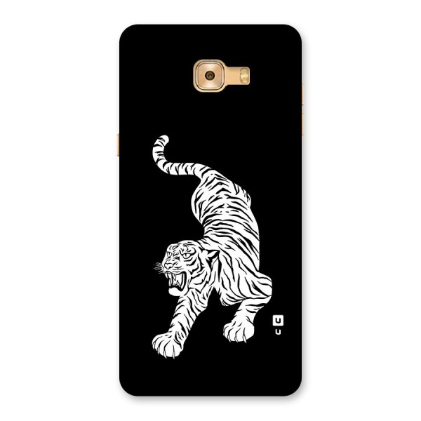 Bengal Tiger Stencil Art Back Case for Galaxy C9 Pro