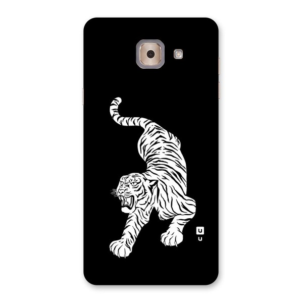 Bengal Tiger Stencil Art Back Case for Galaxy J7 Max