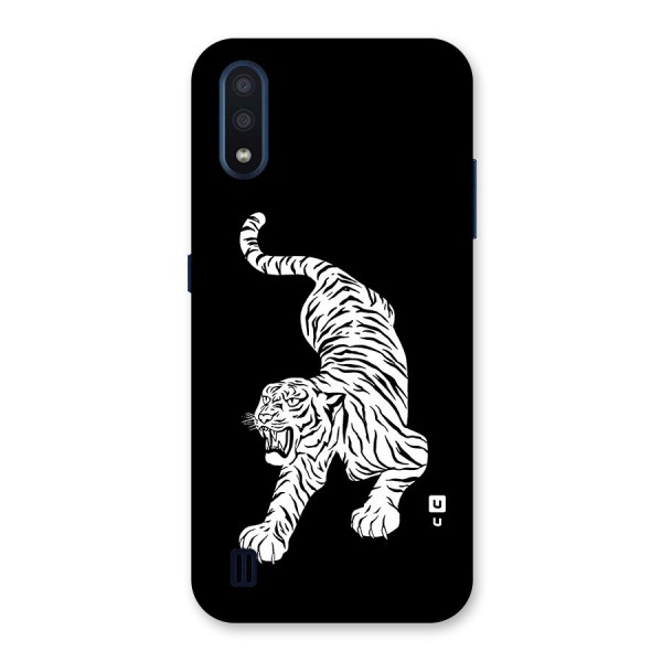 Bengal Tiger Stencil Art Back Case for Galaxy M01