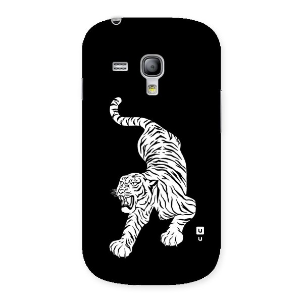 Bengal Tiger Stencil Art Back Case for Galaxy S3 Mini