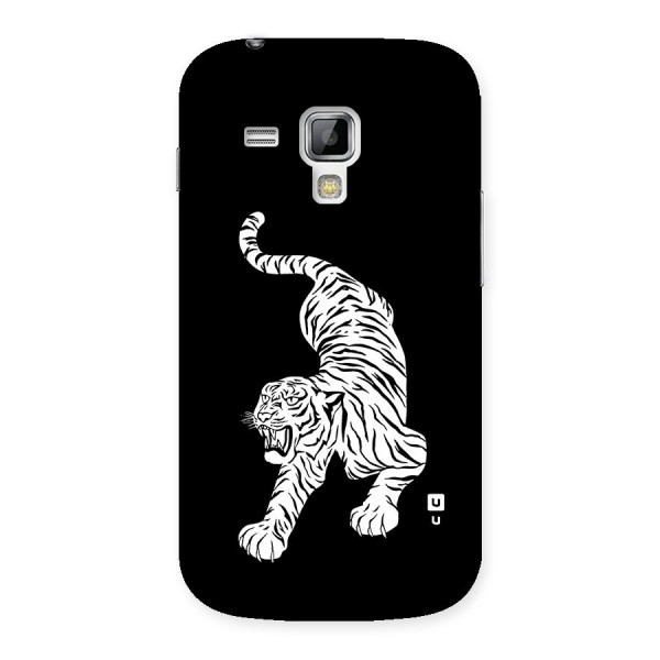 Bengal Tiger Stencil Art Back Case for Galaxy S Duos