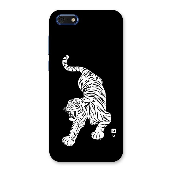 Bengal Tiger Stencil Art Back Case for Honor 7s