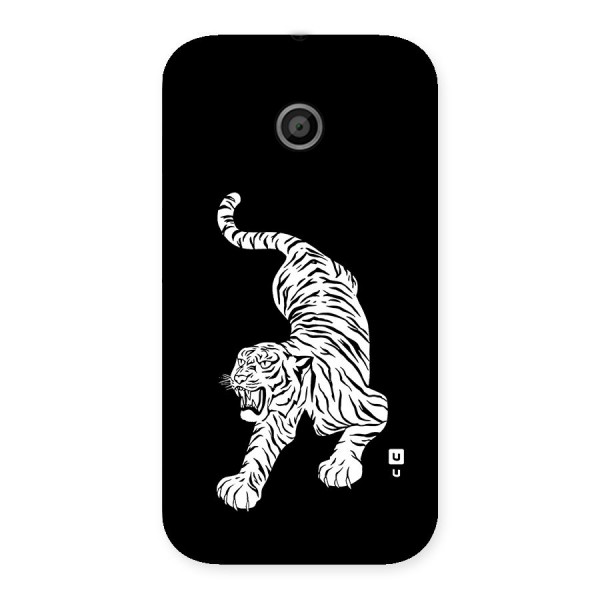 Bengal Tiger Stencil Art Back Case for Moto E